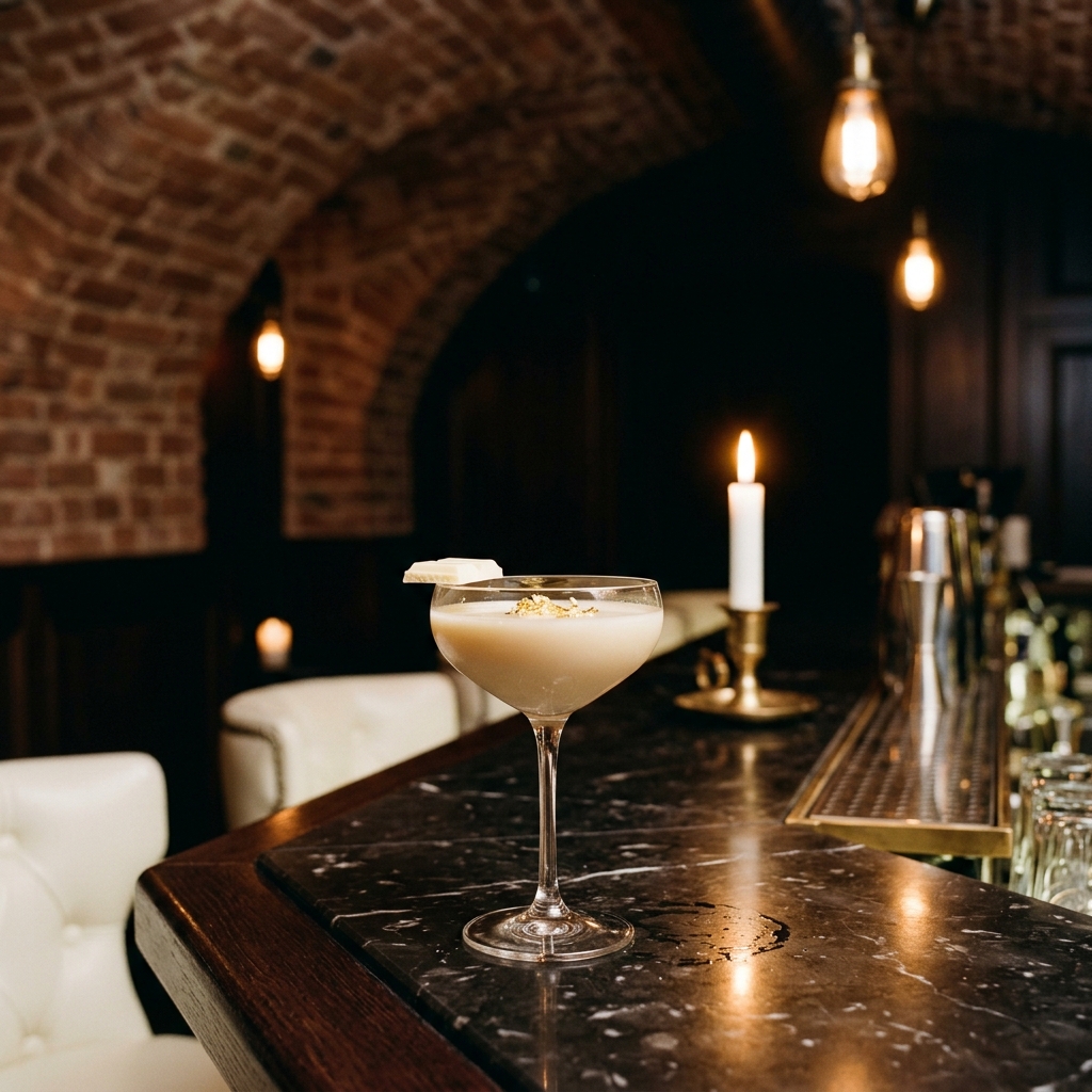 Bar - drink z białą czekoladą