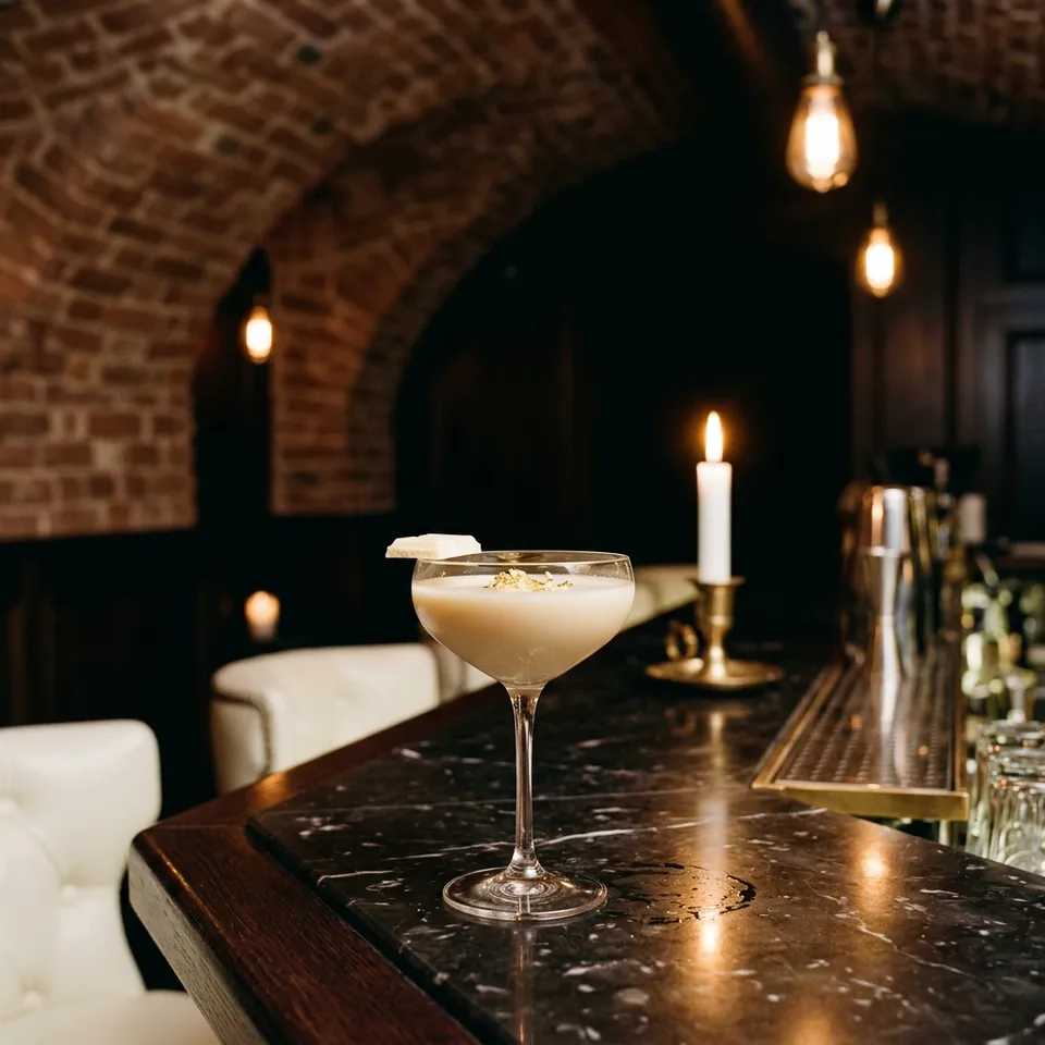 White Chocolate Kraków - bar with a white chocolate cocktail